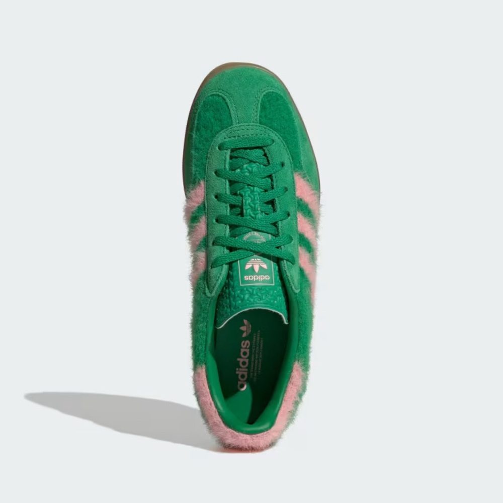 Adidas Gazelle Indoor Premium Fuzzy Green & Pink-Rare Collector’s Edition (NWB) - Picture 3 of 9